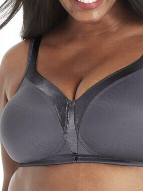 Playtex 18 Hour Silky Soft Smoothing Cool & Breathable Wireless Bra Private Jet
